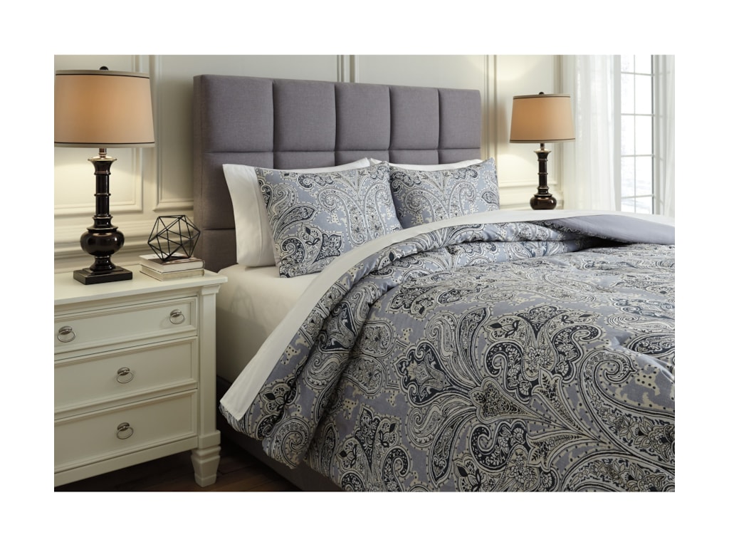 Bedding Sets King Susannah Blue Cream Comforter Set Sadler S