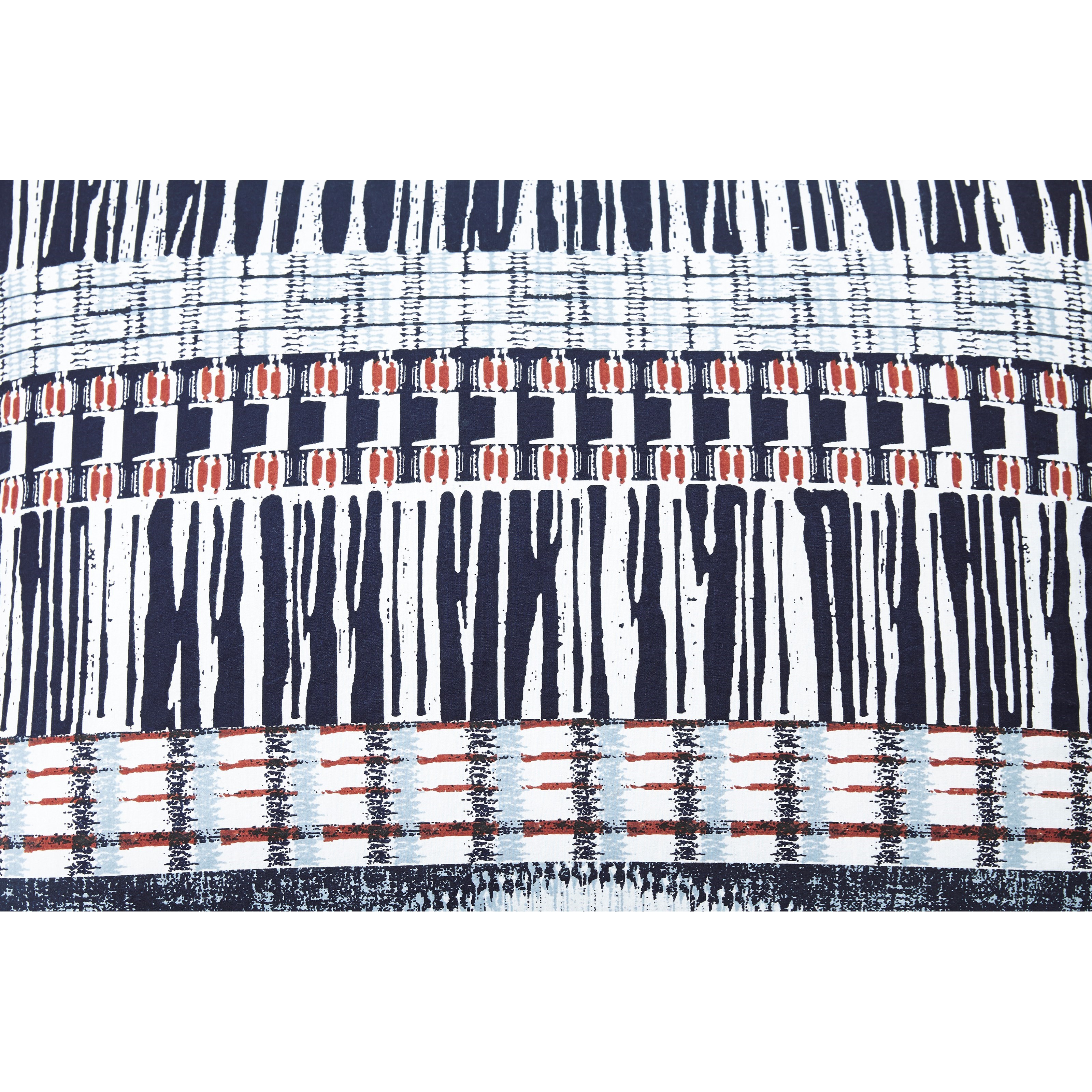 Vendor 3 Bedding Sets 0179322 Shilliam Navy Rust Queen Comforter Set Becker Furniture Bedding Sets