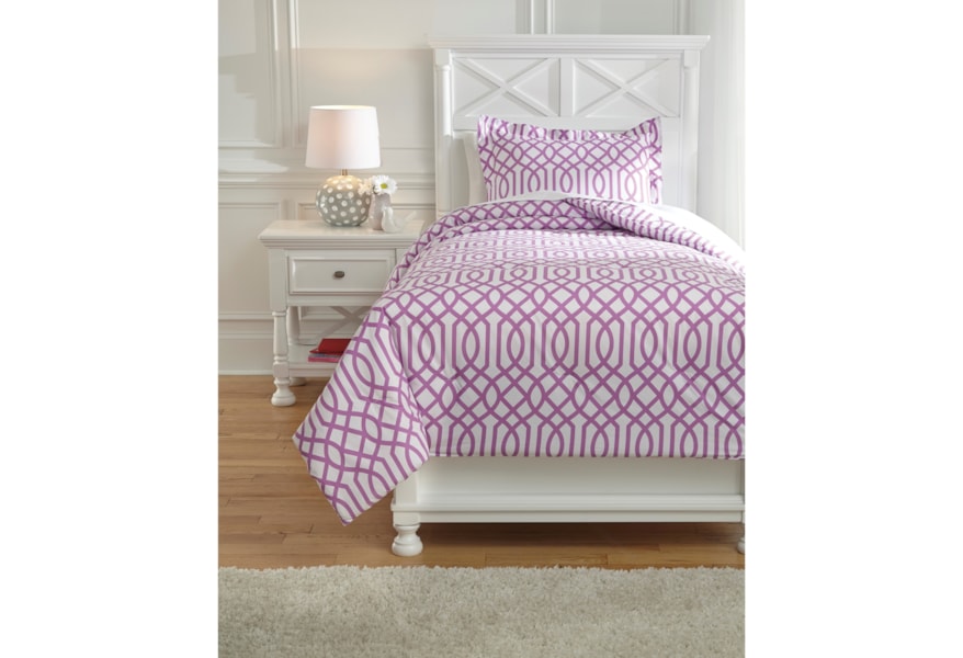 Signature Design By Ashley Bedding Sets Q758021t Twin Loomis