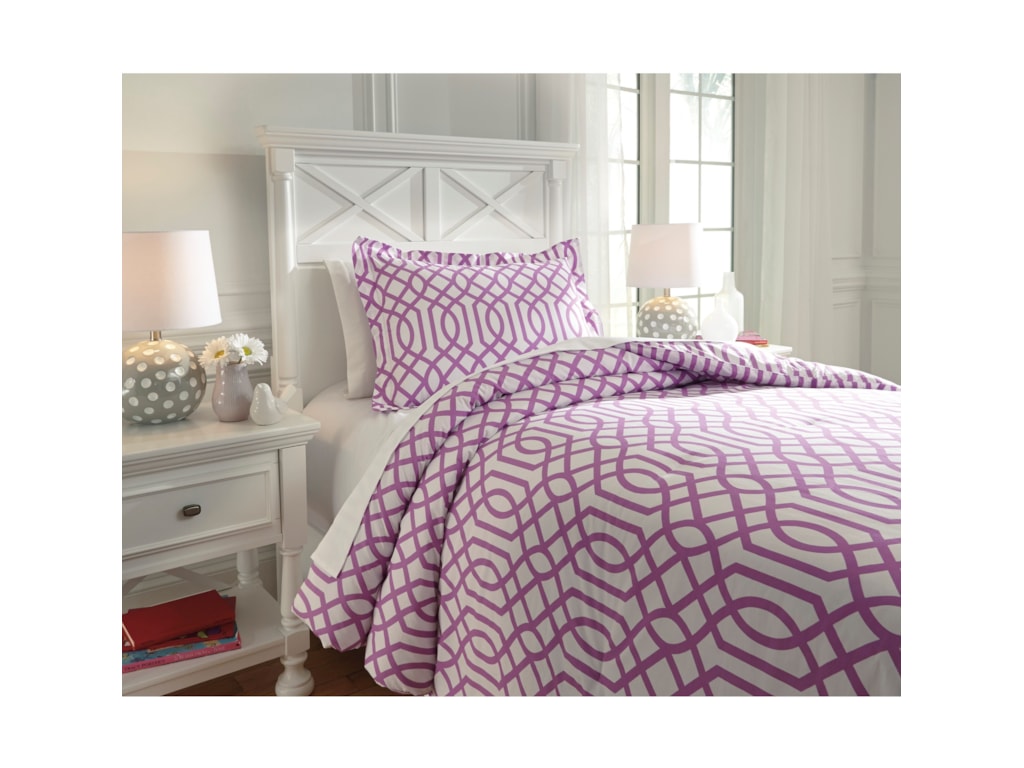 Signature Design By Ashley Bedding Sets Q758021t Twin Loomis