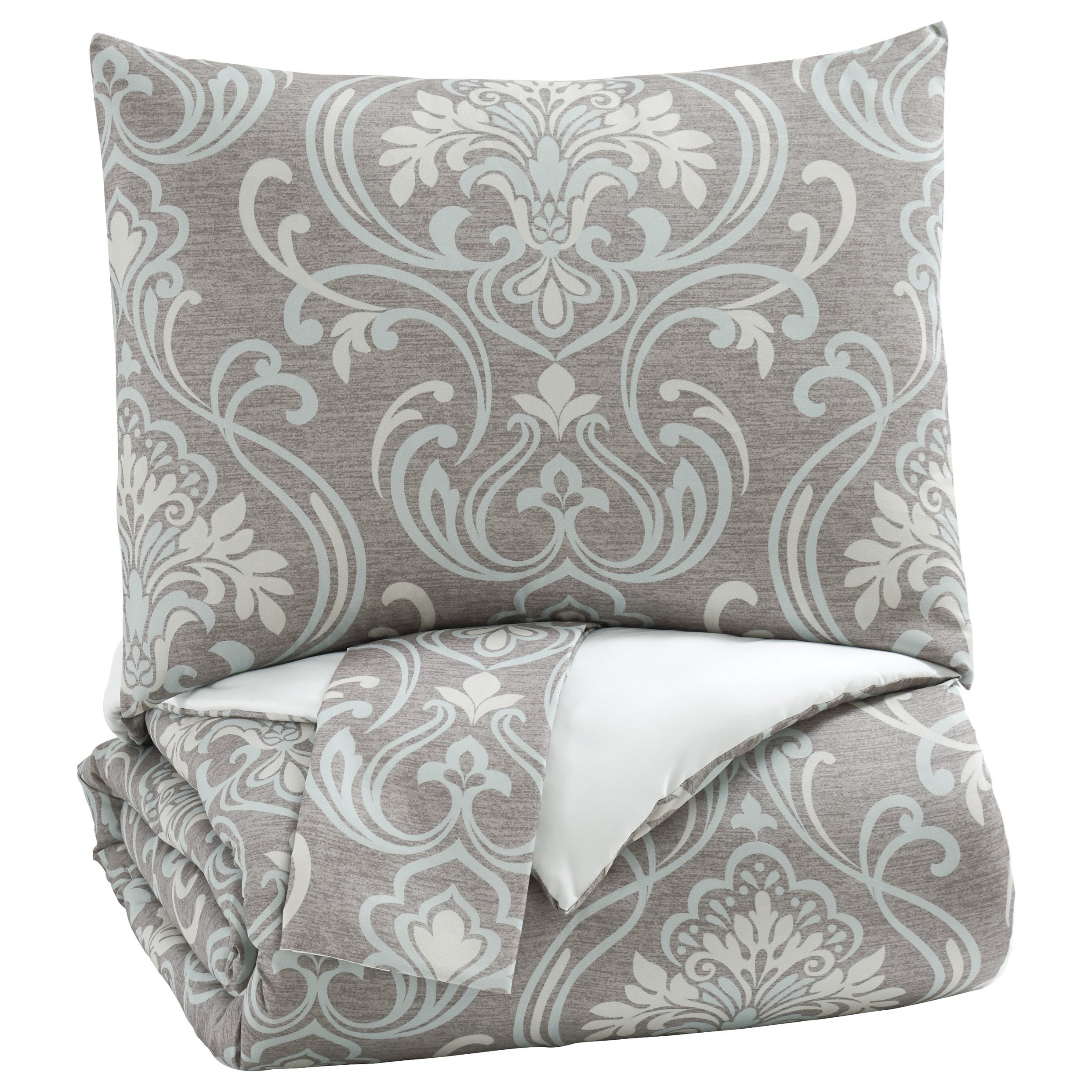 Signature Design By Ashley Bedding Sets Q780003k King Noel Gray