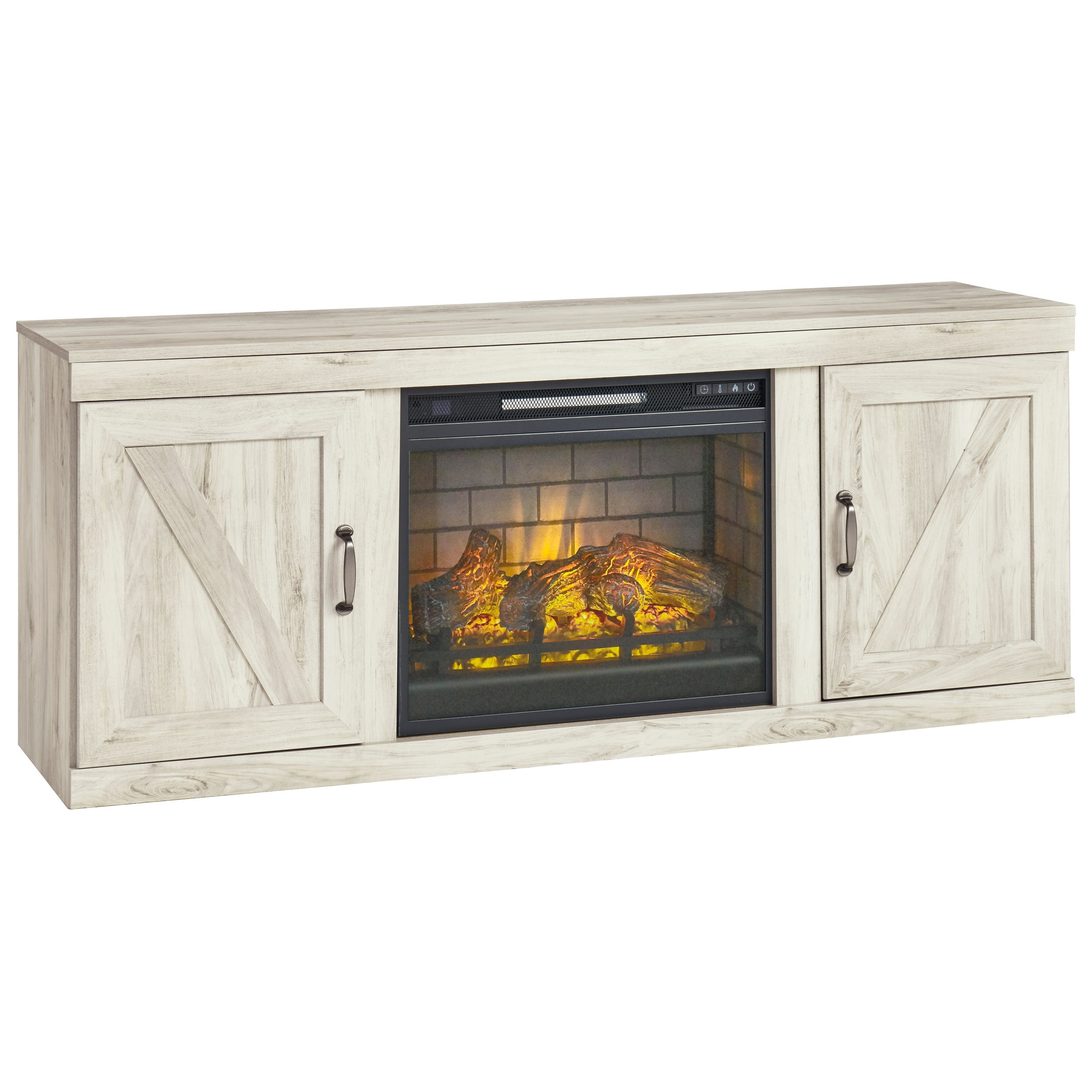 Signature Design By Ashley Bellaby Tv Stand W Fireplace Insert