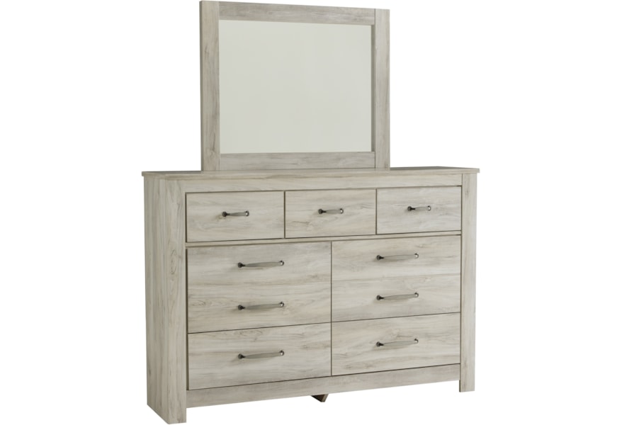 Signature Design By Ashley Bellaby Casual Dresser And Mirror Set