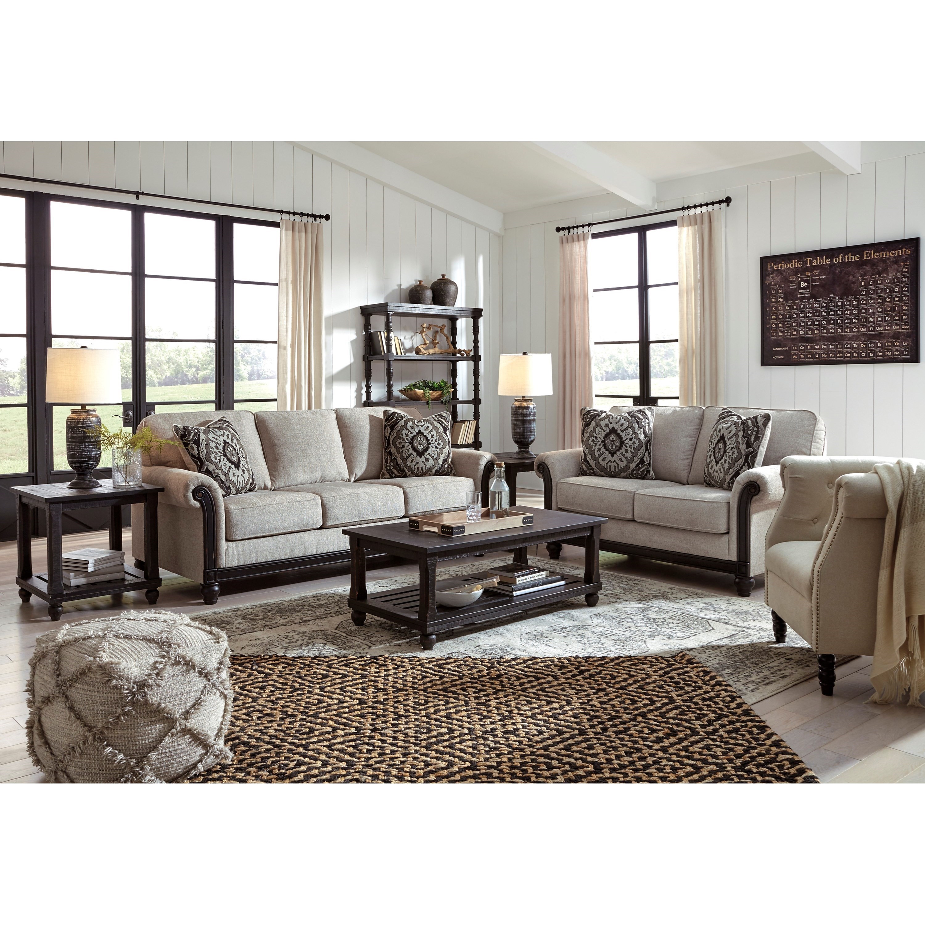 Ashley Signature Design Benbrook Living Room Group Dunk Bright Furniture Stationary Living Room Groups