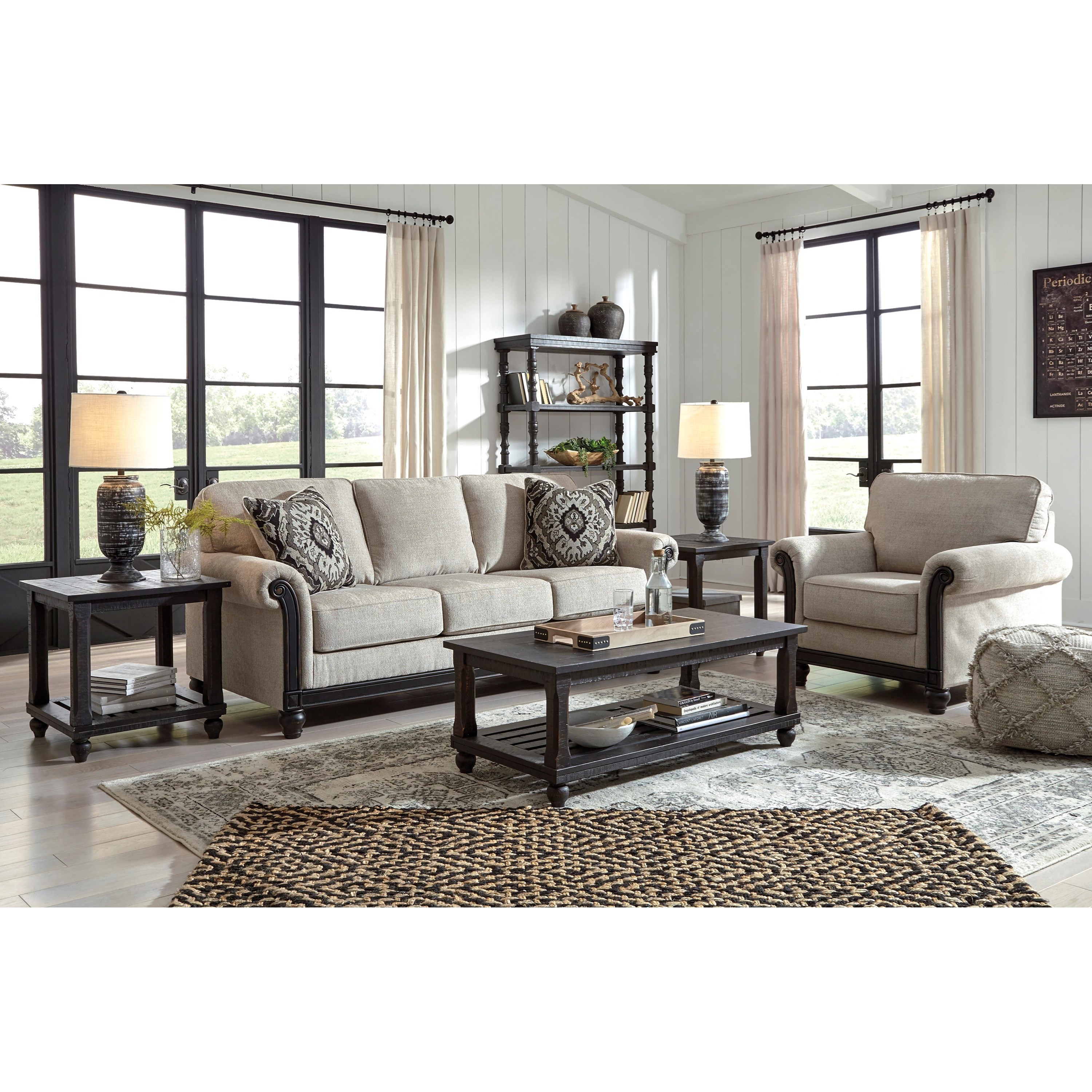 Signature Design By Ashley Benbrook Living Room Group Wayside Furniture Stationary Living Room Groups