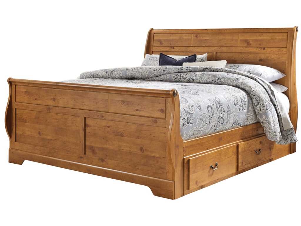 Signature Design By Ashley Bittersweet King Sleigh Bed With Under Signature Design By Ashley Bittersweetking Sleigh Bed With Under Storage