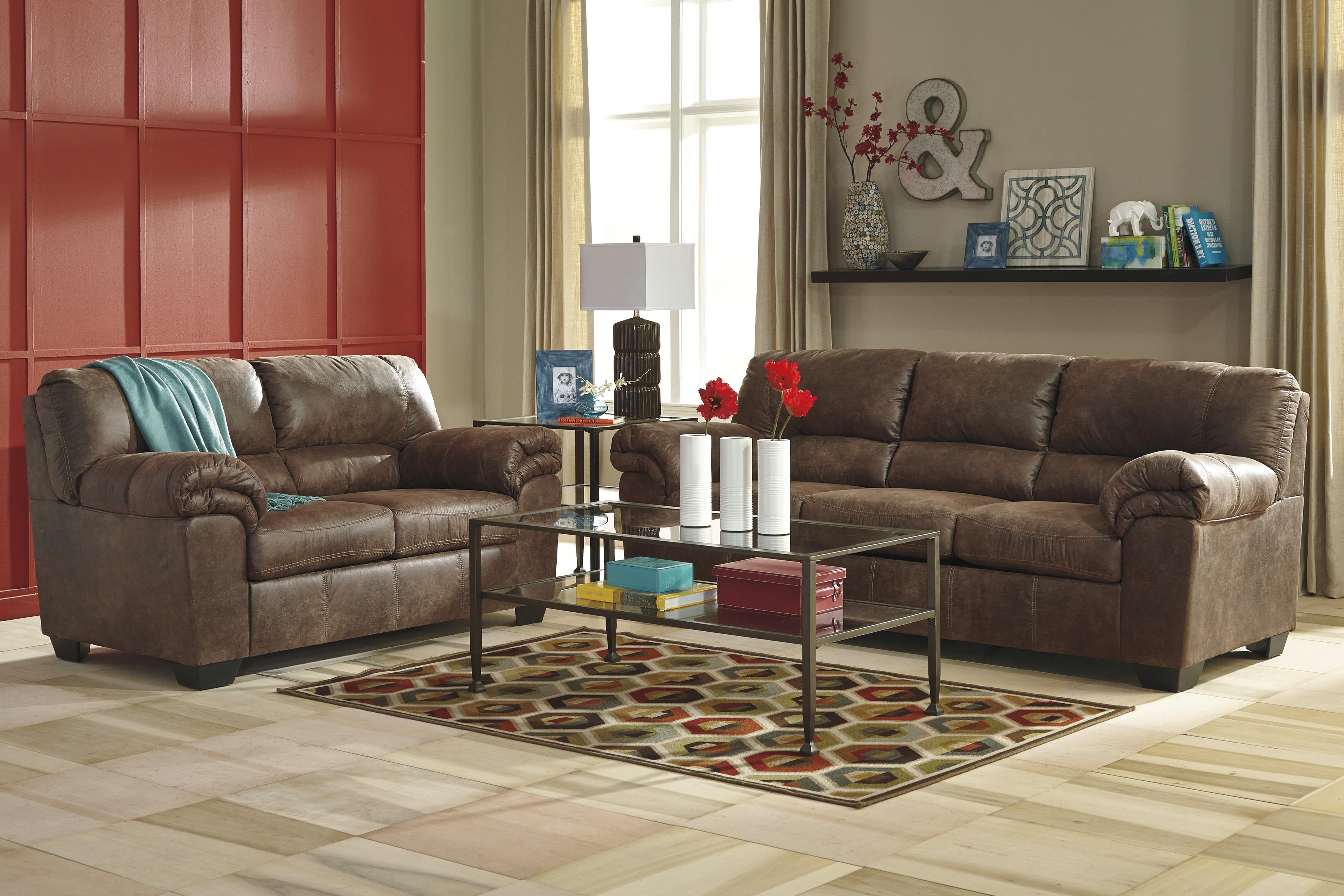 Signature Design By Ashley Bladen Casual Faux Leather Full Sofa