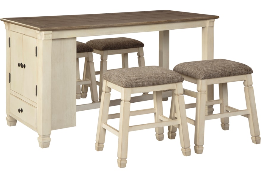 Signature Design By Ashley Bolanburg 5 Piece Rect Dining Room