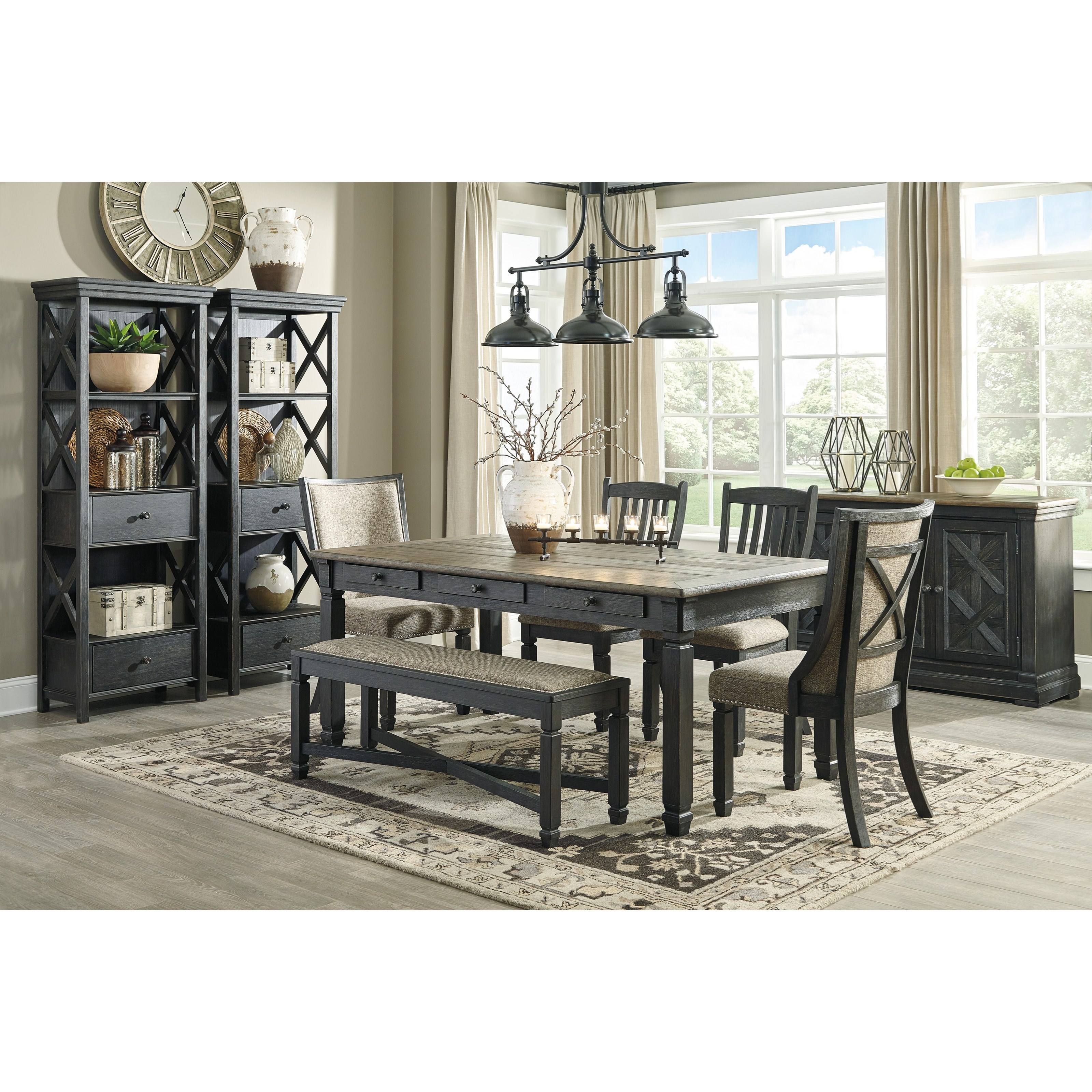 Signature Design By Ashley Tyler Creek Formal Dining Room Group