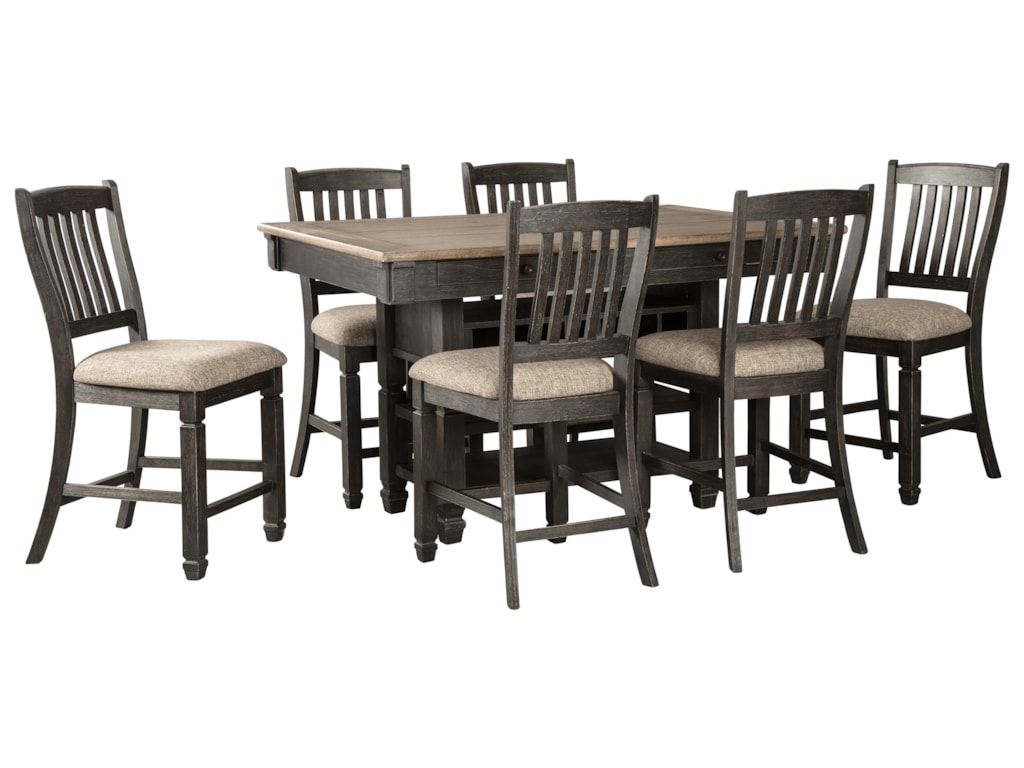 signature design by ashley tyler creek relaxed vintage 7 piece