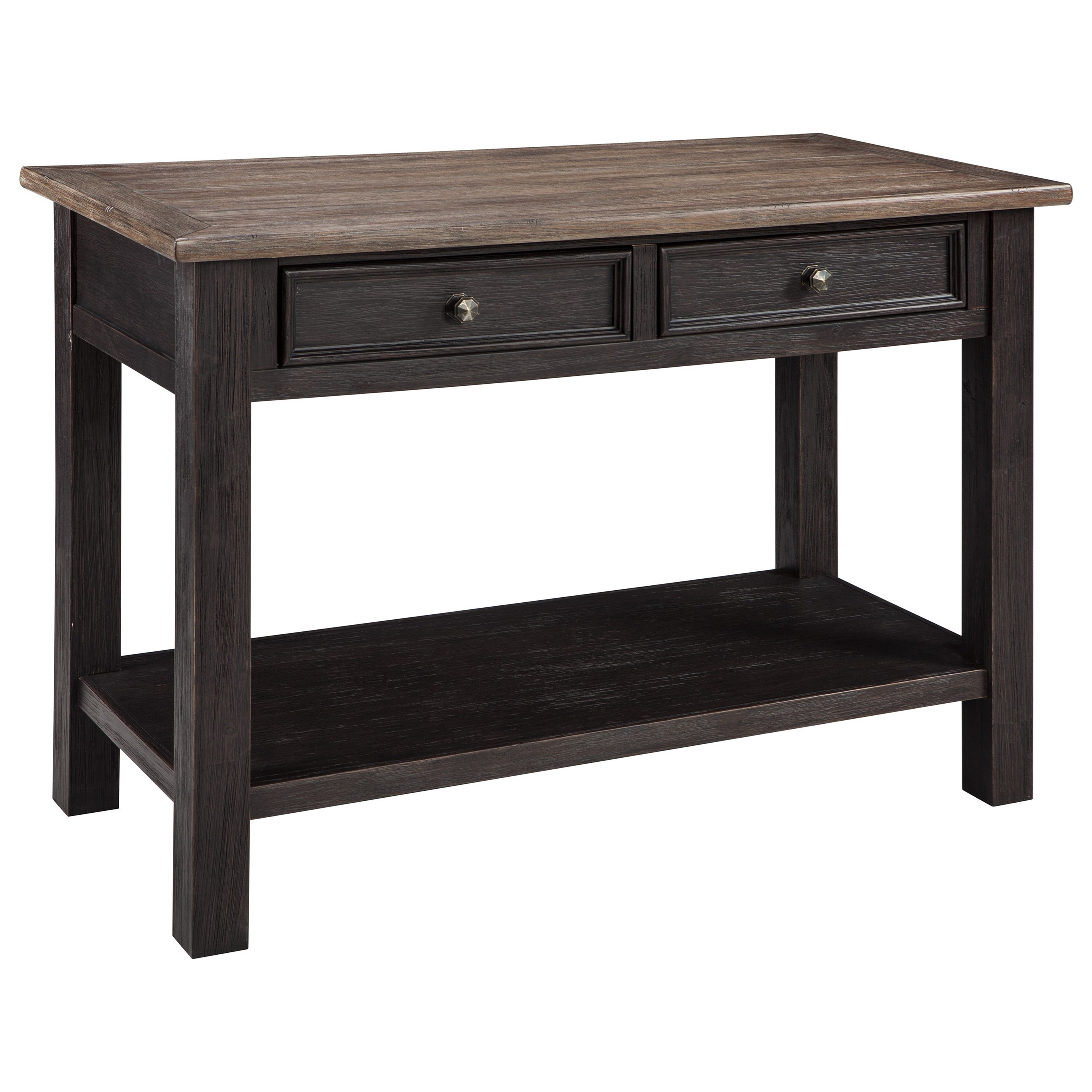 Signature Design by Ashley Tyler Creek Sofa Table with 2 Drawers