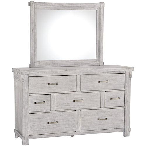 Signature Design By Ashley Brashland Relaxed Vintage Dresser And Signature Design By Ashley Brashland Relaxed Vintage Dresser And Mirror Set