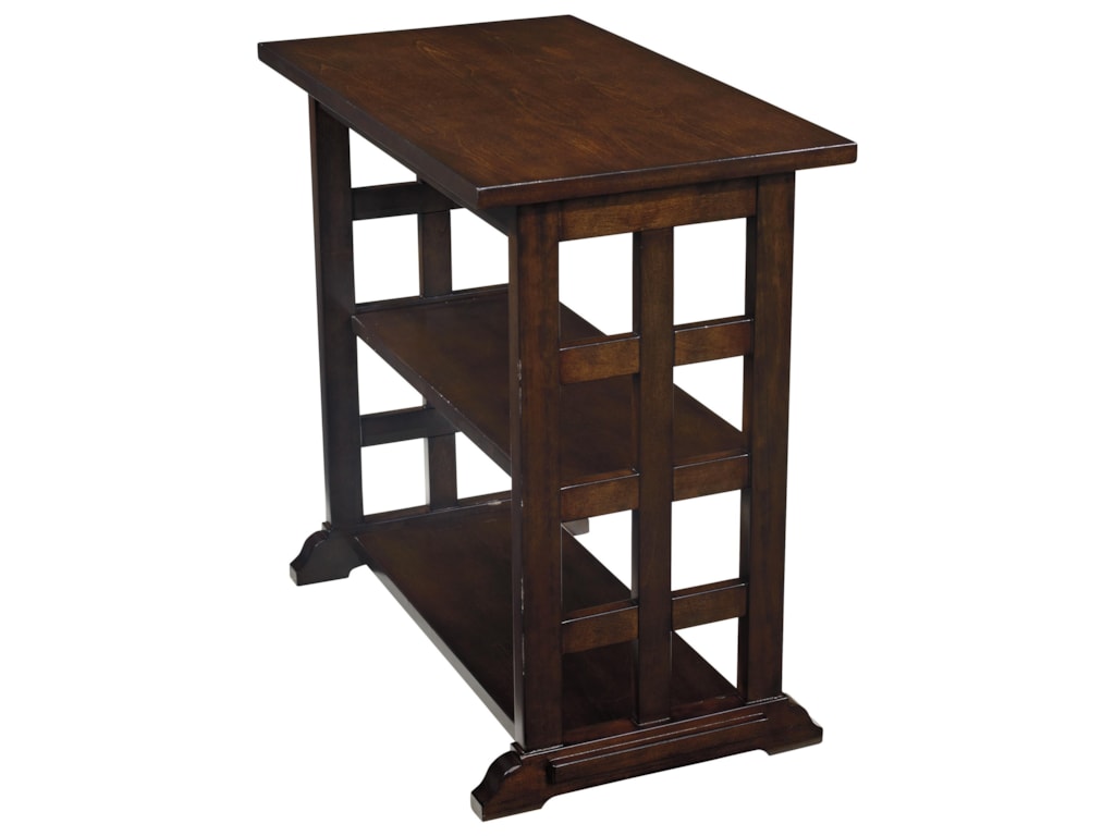 Signature Design By Ashley Braunsen T017 477 Chair Side End Table With Lattice Design 2 Shelves Sam Levitz Furniture End Tables Signature Design By Ashley Braunsen T017 477 Chair Side End Table With Lattice Design 2 Shelves Sam Levitz Furniture End Tables