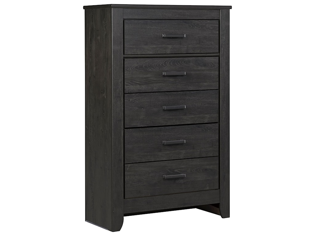 Signature Design by Ashley Brinxton Contemporary Five Drawer Chest in ...