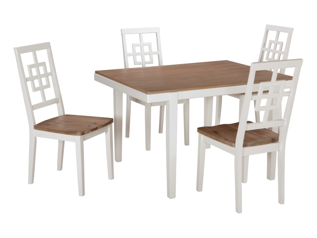 Ashley Signature Design Brovada5 Piece Rectangular Dining Table Set Ashley Signature Design Brovada5 Piece Rectangular Dining Table Set
