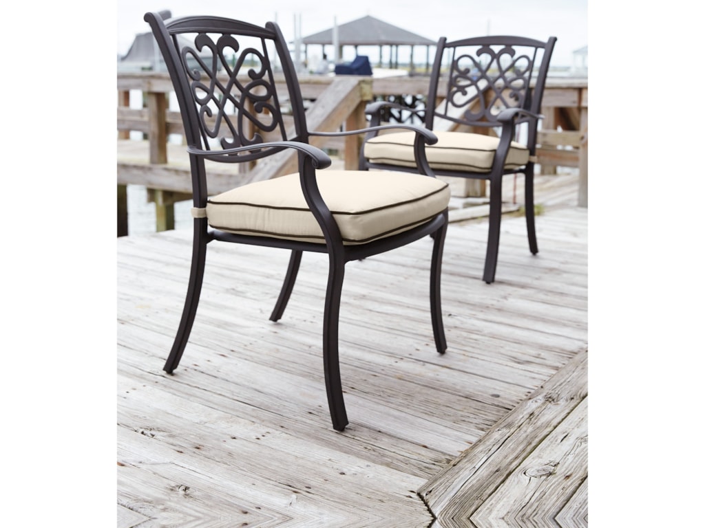 Signature Design by Ashley Burnella Set of 4 Outdoor Chairs with Signature Design by Ashley Burnella Set of 4 Outdoor Chairs with