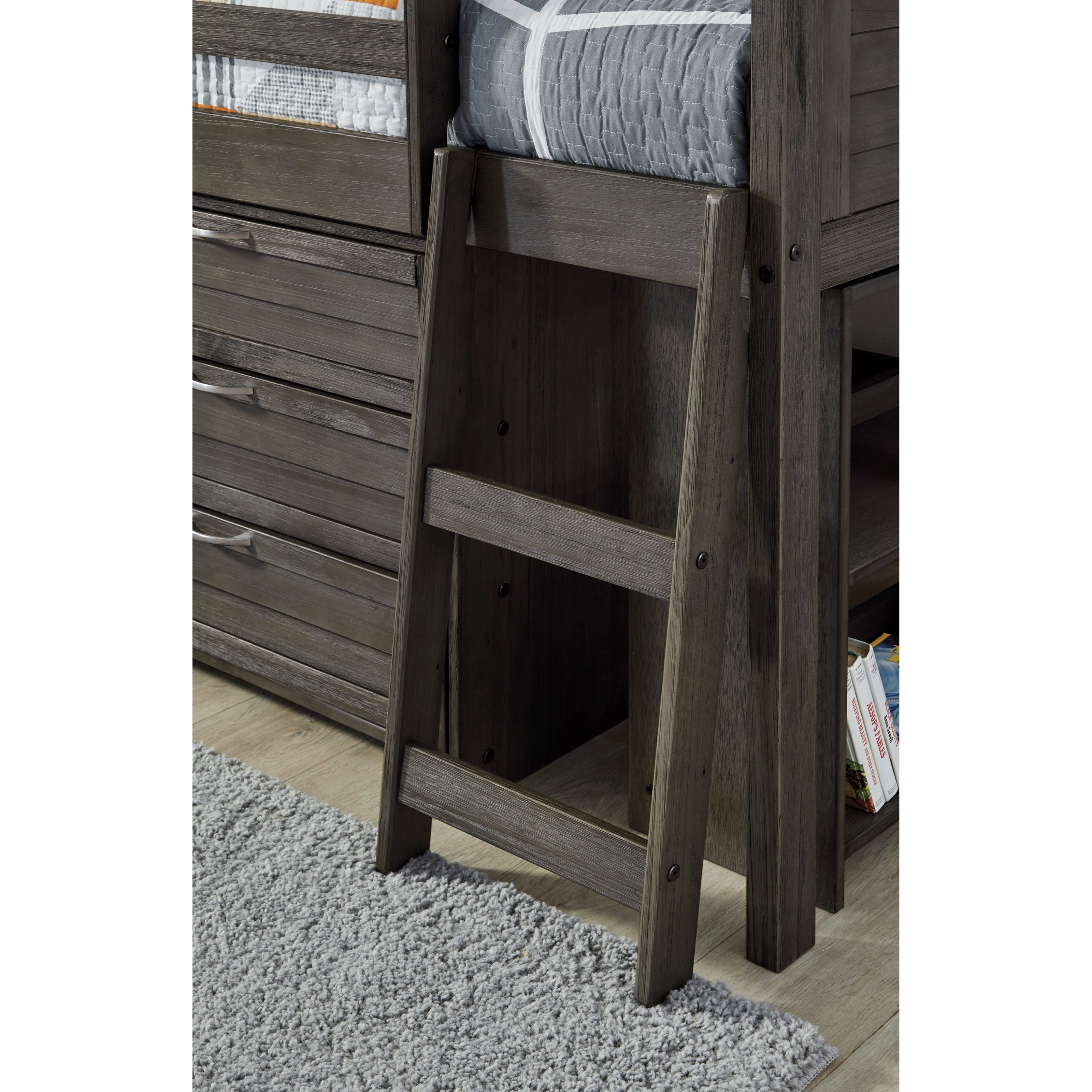 caitbrook twin loft bed with storage