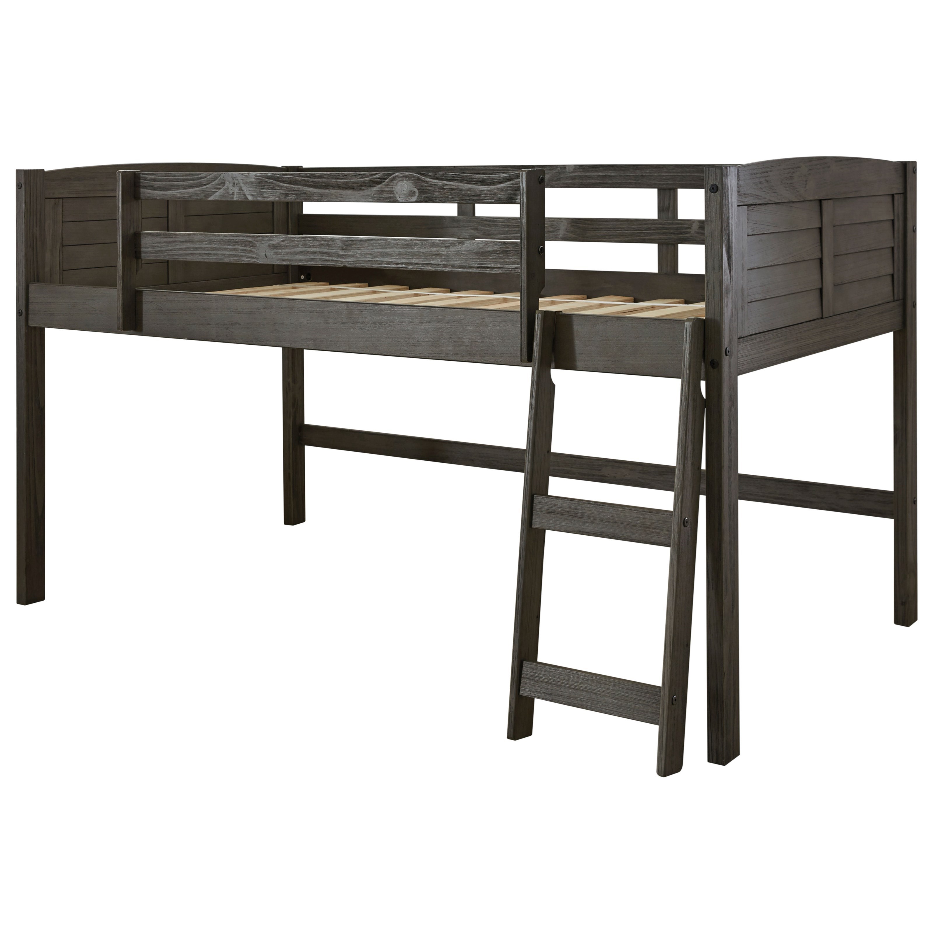 caitbrook twin loft bed with storage