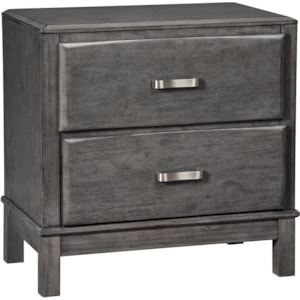 Signature Design by Ashley Caitbrook 2 Drawer Nightstand | HomeWorld Furniture | Nightstands