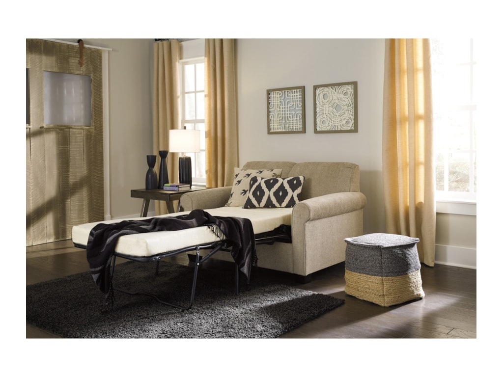 Ashley Signature Design Cansler 7380937 Twin Sleeper Sofa With Ashley Signature Design Cansler Twin Sleeper Sofa