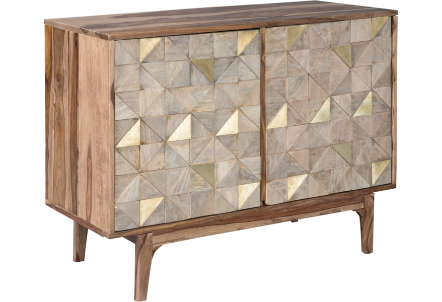 Signature Design By Ashley Carolmore A4000169 Accent Cabinet With Metal Accented Doors Furniture And Appliancemart Accent Chests