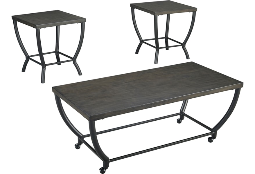 Signature Design By Ashley Champori T048 13 Contemporary Occasional Table Set Furniture And Appliancemart Occasional Groups