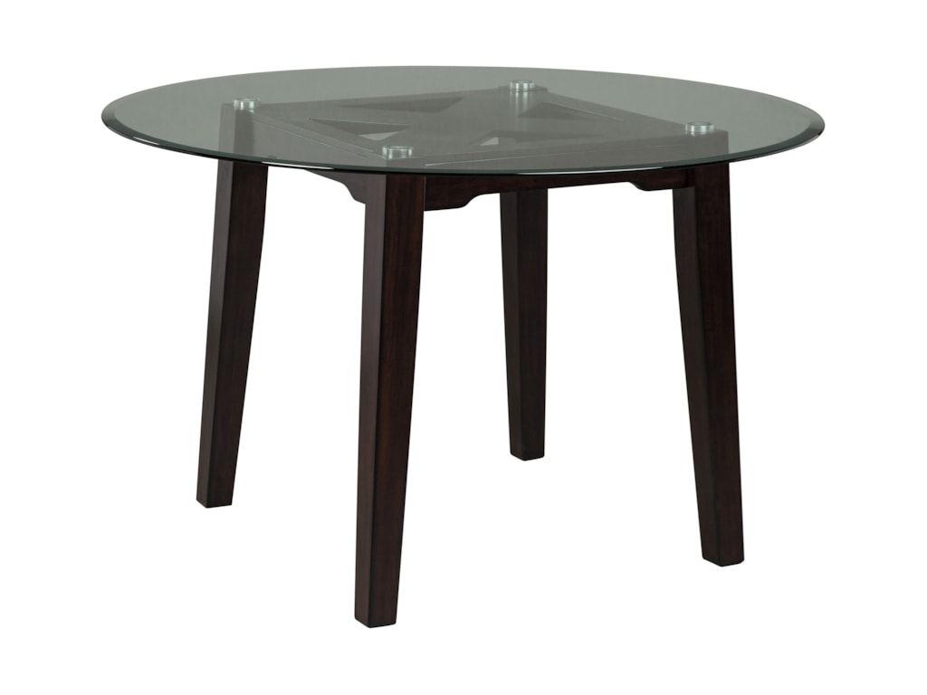 Signature Design By Ashley Chanceen D387 15 Contemporary Round Gl Signature Design By Ashley Chanceenround Gl Top Table