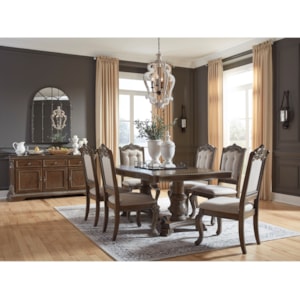 Signature Design By Ashley Charmond Formal Dining Room Group Home Furnishings Direct Formal Dining Room Groups