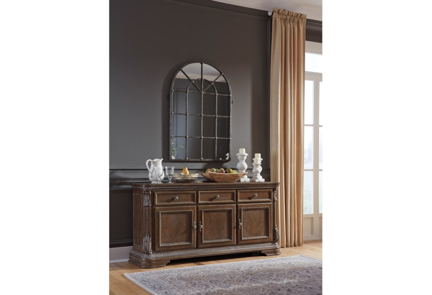 Signature Design By Ashley Charmond D803 80 Traditional Dining