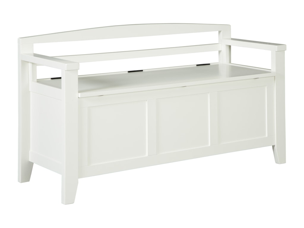 Signature Design By Ashley Charvanna Storage Bench With Arched