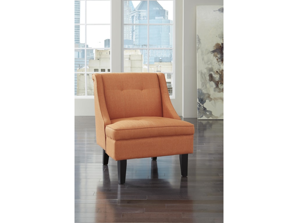 Signature Design by Ashley Clarinda Accent Chair with Sloping Arms and
