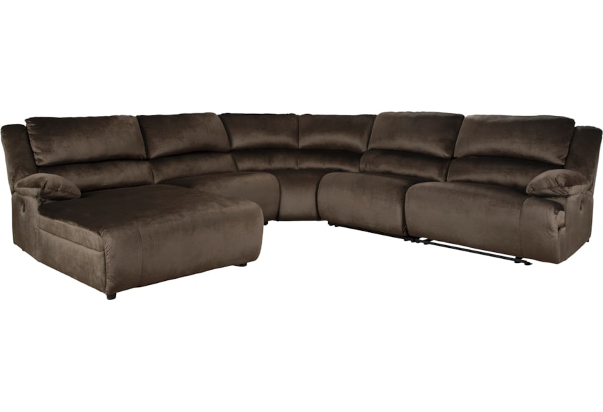 Signature Design By Ashley Clonmel Reclining Sectional With Clonmel Reclining Sectional