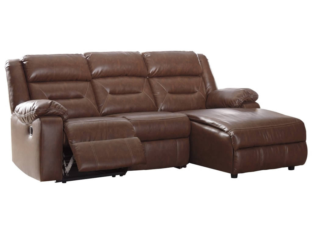 Coahoma 3 Piece Sectional Sofa With Chaise By Signature Design Ashley At Prime Brothers Furniture