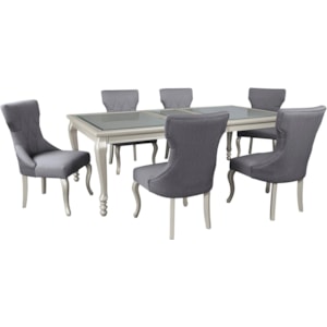Ashley Signature Design Coralayne 7 Piece Rectangular Dining Room