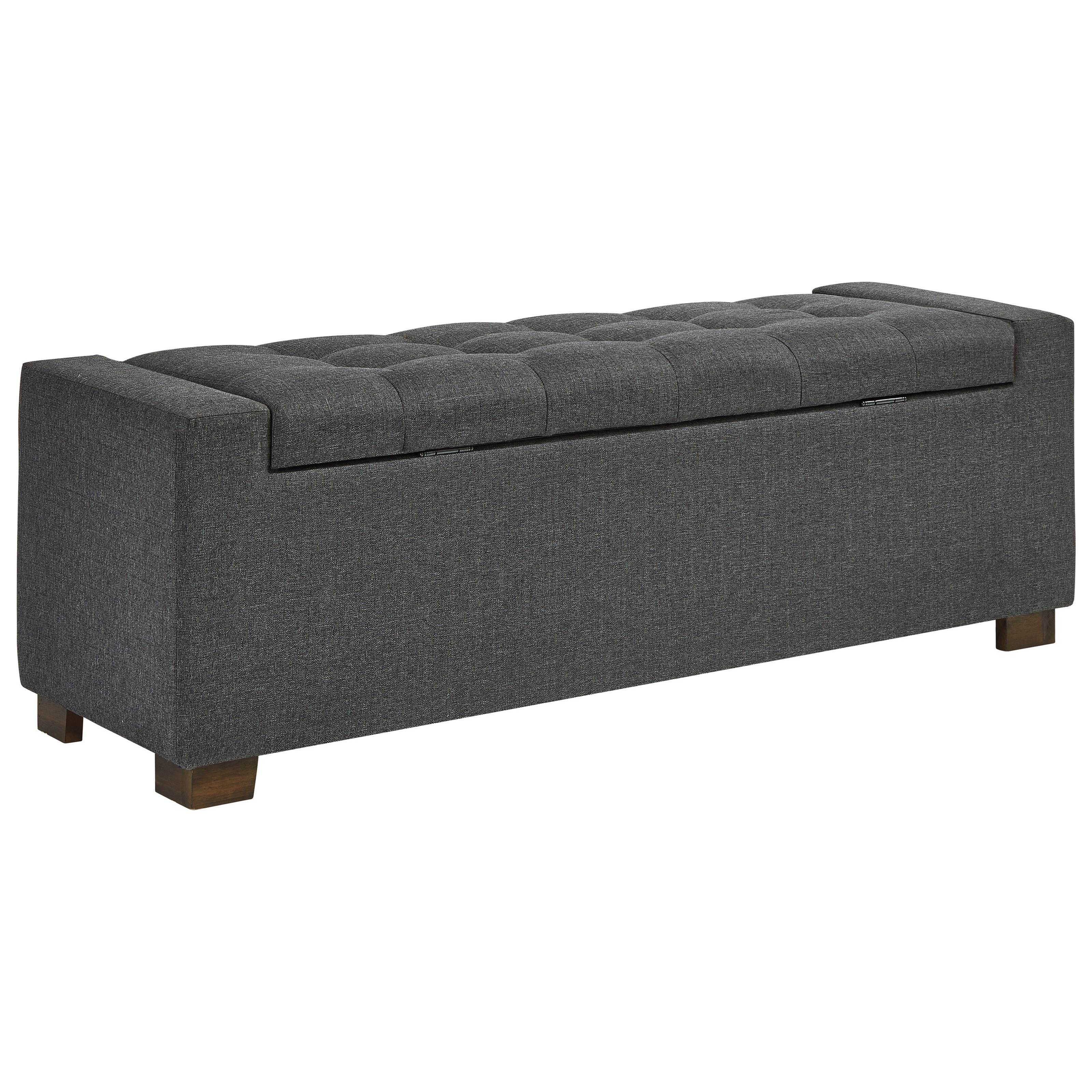 Signature Design By Ashley Cortwell Gray Fabric Upholstered