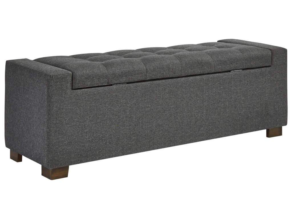 Signature Design By Ashley Cortwell Gray Fabric Upholstered
