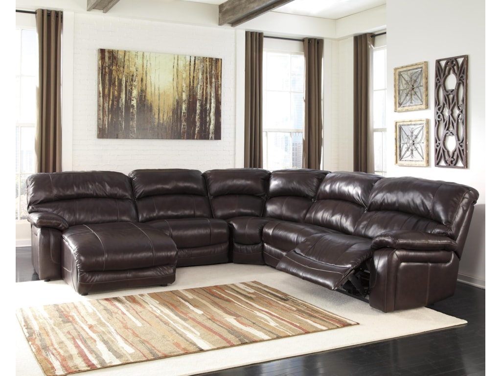 Denali Reclining Sectional With Left Press Back Chaise By Signature Design By Ashley At John V Schultz Furniture Denali Reclining Sectional With Left Press Back Chaise By Signature Design By Ashley At John V Schultz Furniture