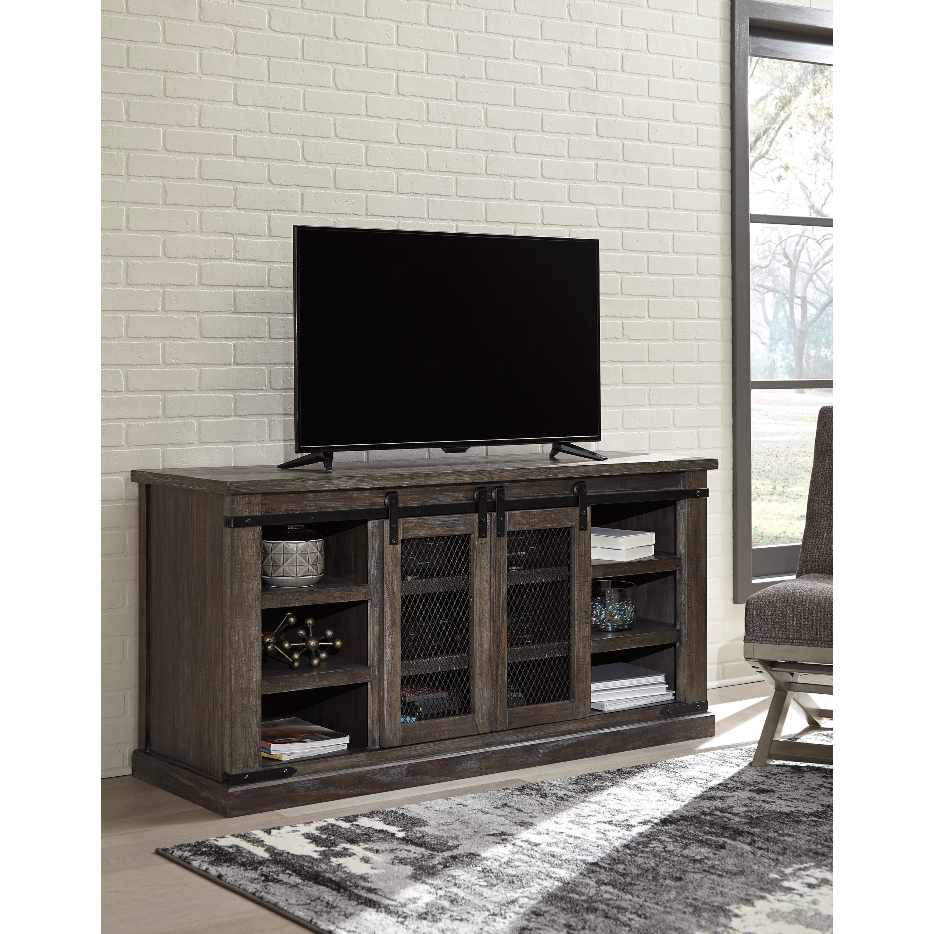 threshold low profile media stand
