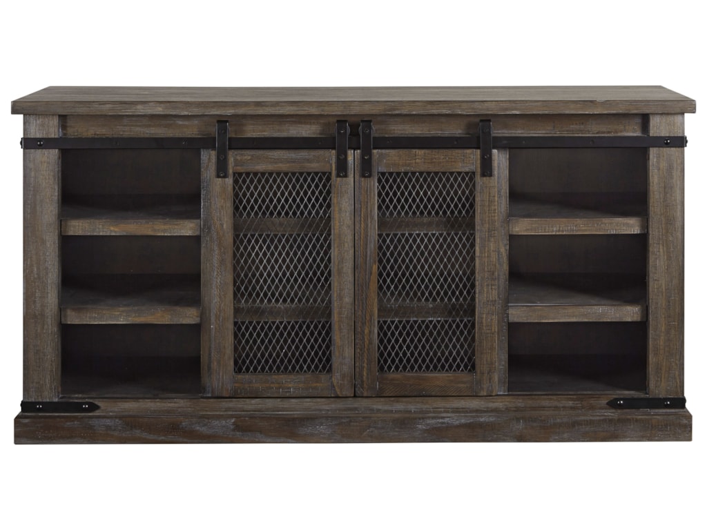 Signature Design By Ashley Danell Ridge 60 Rustic Tv Stand With Signature Design By Ashley Danell Ridge 60 Rustic Tv Stand With Sliding Barn Door