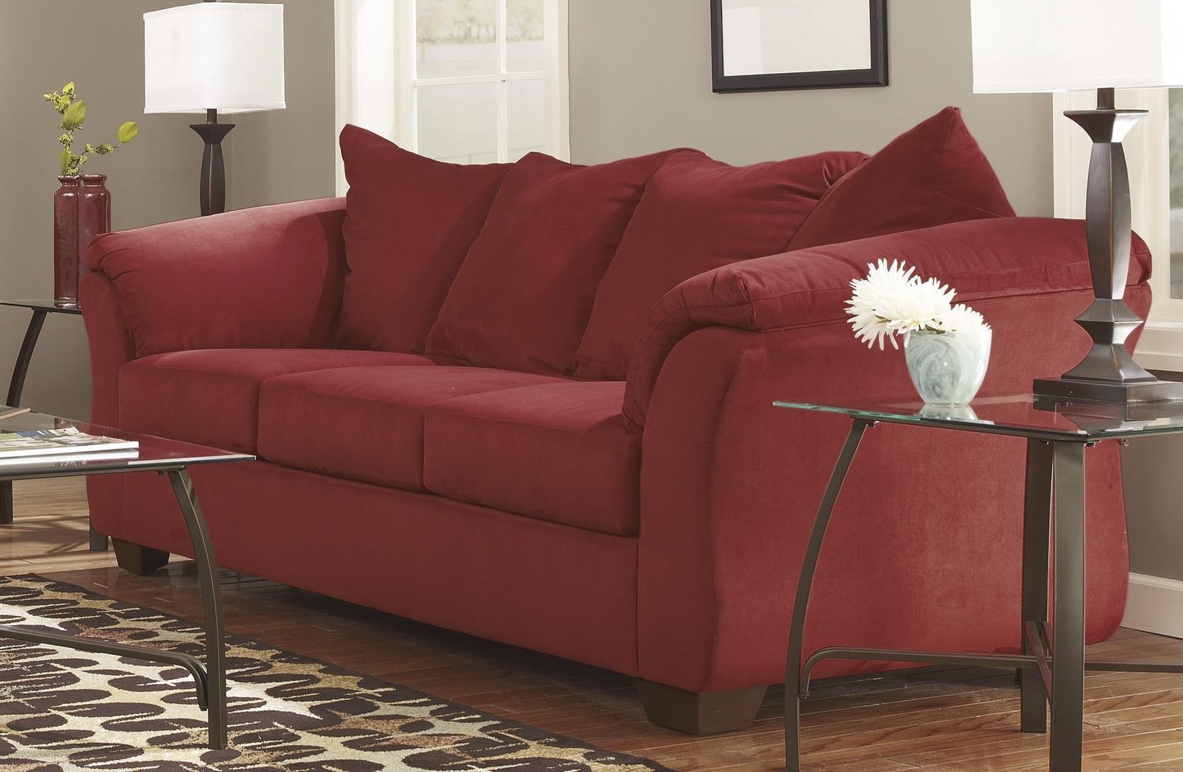 Signature Design By Ashley Darcy Upholstered Sofa Morris Home