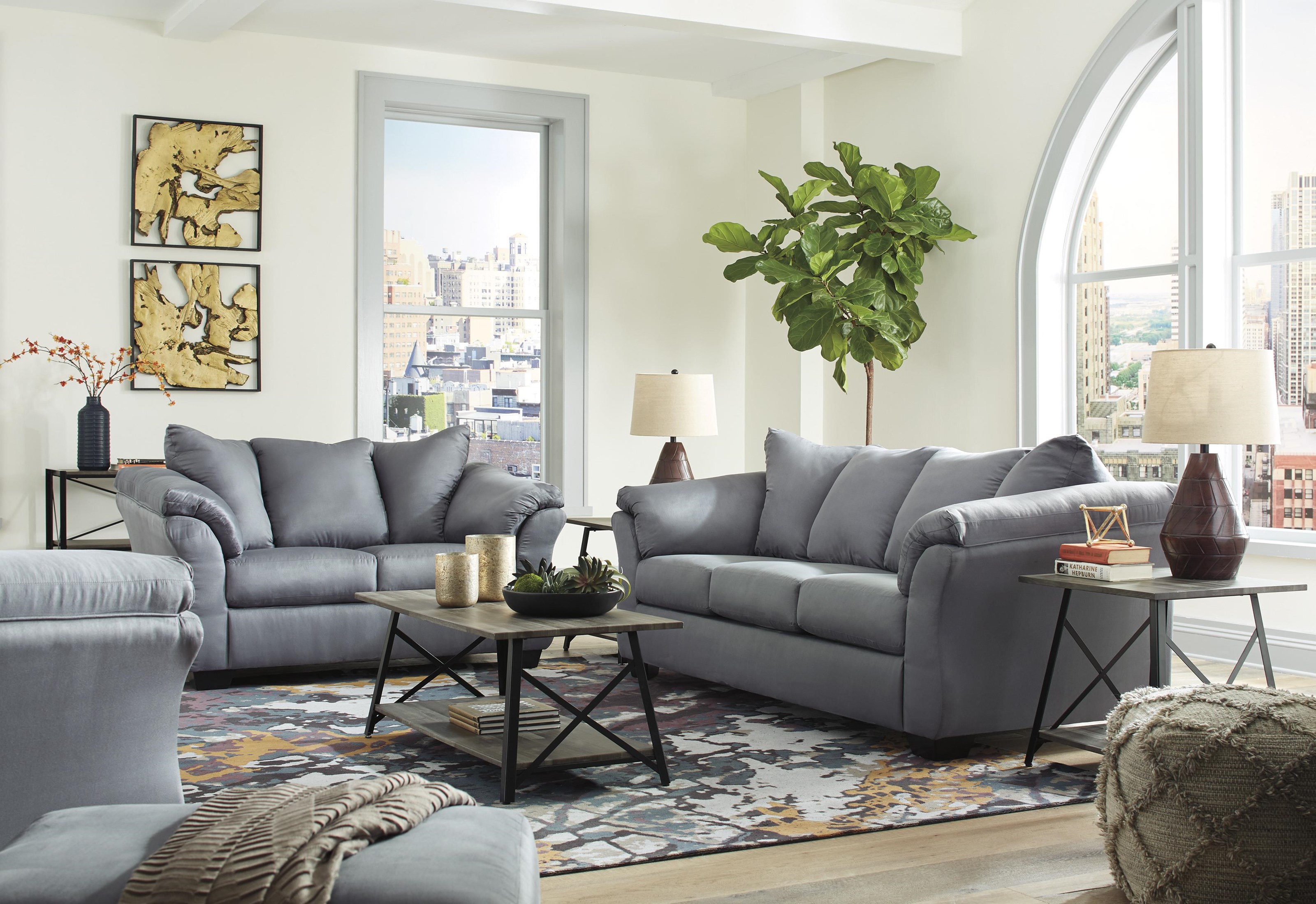 Signature Design By Ashley Darcy Steel 7500938 35 20 14 Sofa