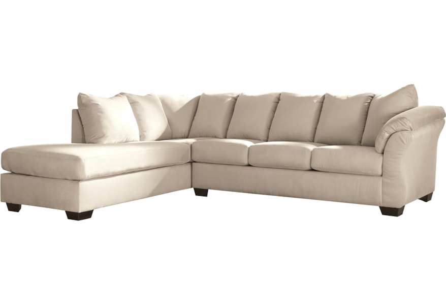 Styleline Byron Contemporary 2 Piece Sectional Sofa With Left Chaise Efo Furniture Outlet Sofas 2 Piece Sectional Sofa With Left Chaise