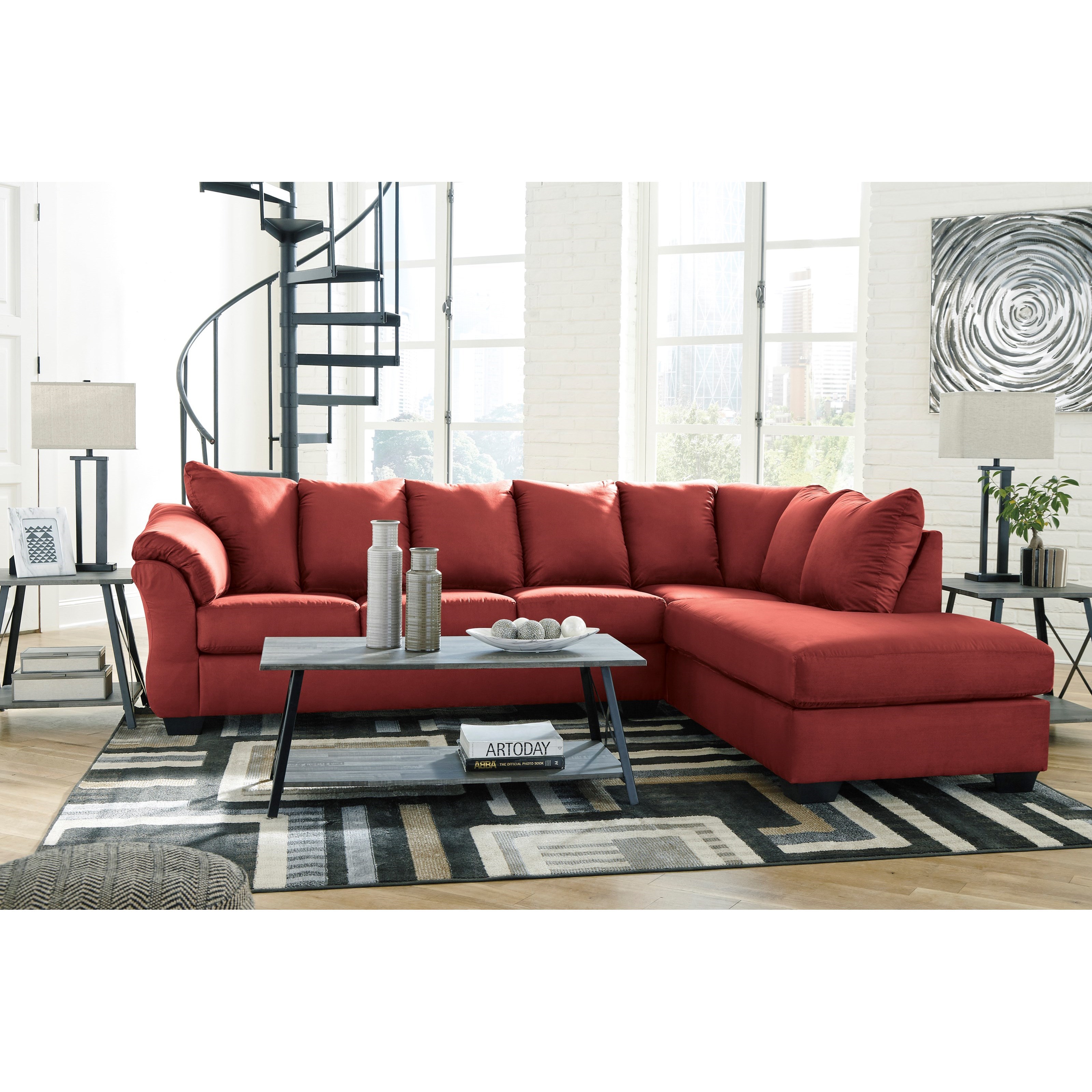 Ashley Furniture Signature Design Darcy Salsa Contemporary 2