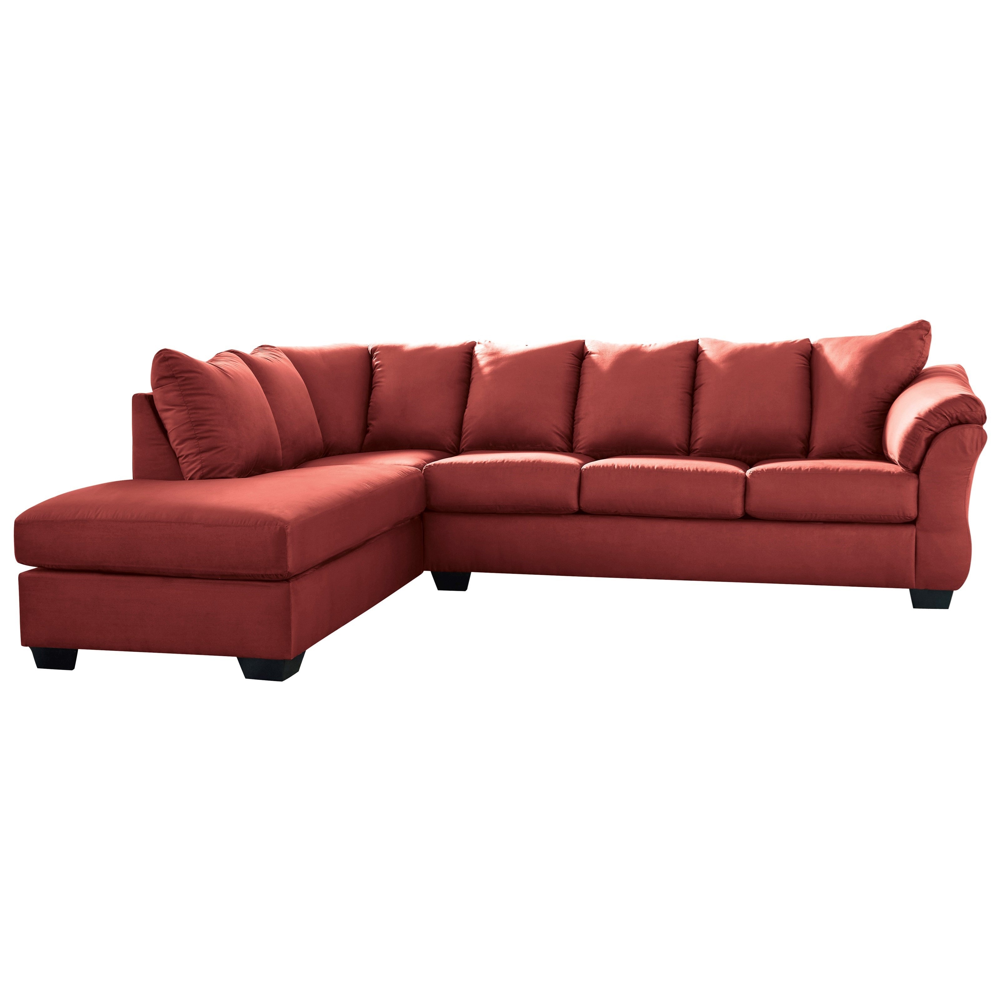 Salsa Red Darcy Microfiber Loveseat Signature Design by Ashley