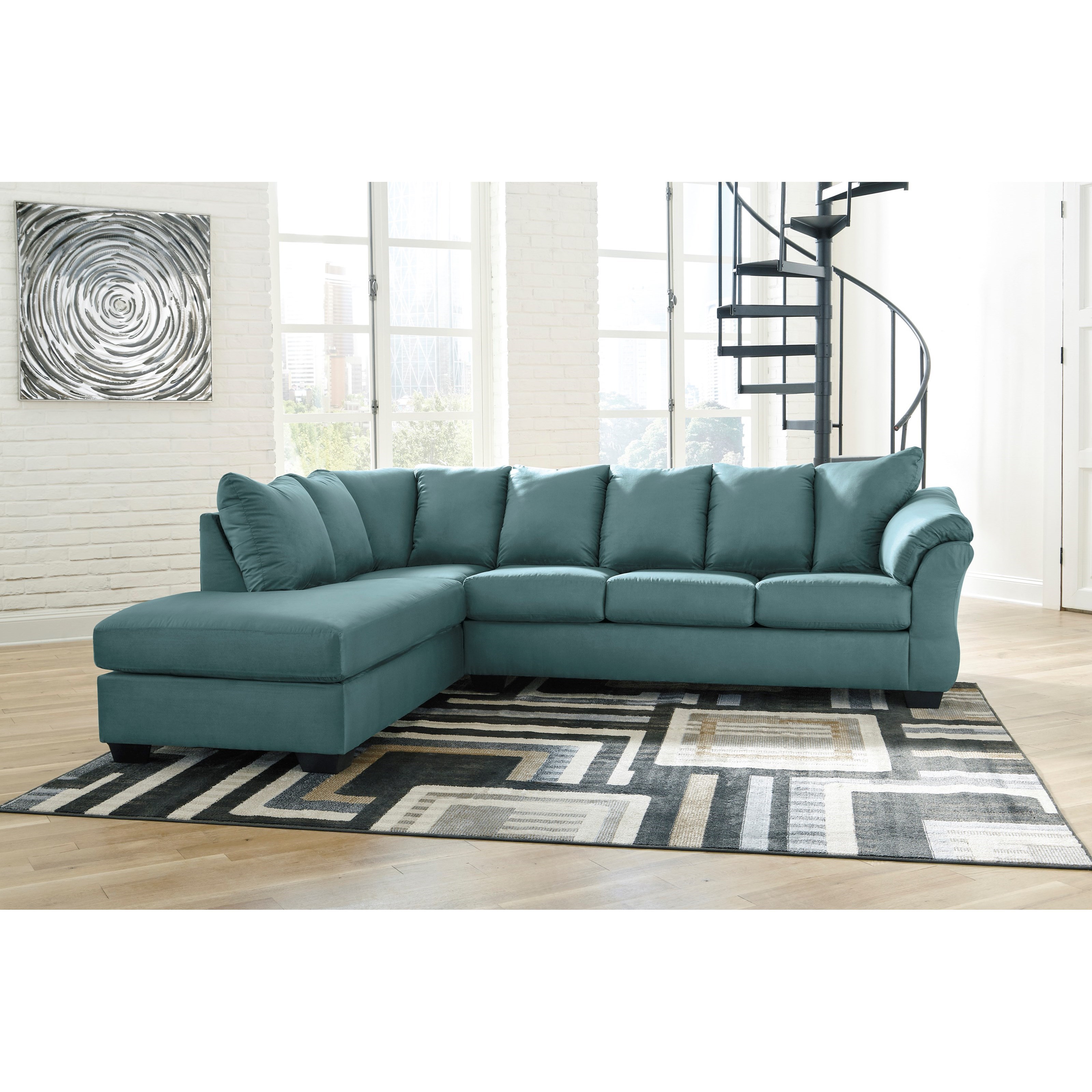 Ashley Furniture Signature Design Darcy Sky Contemporary 2 Piece