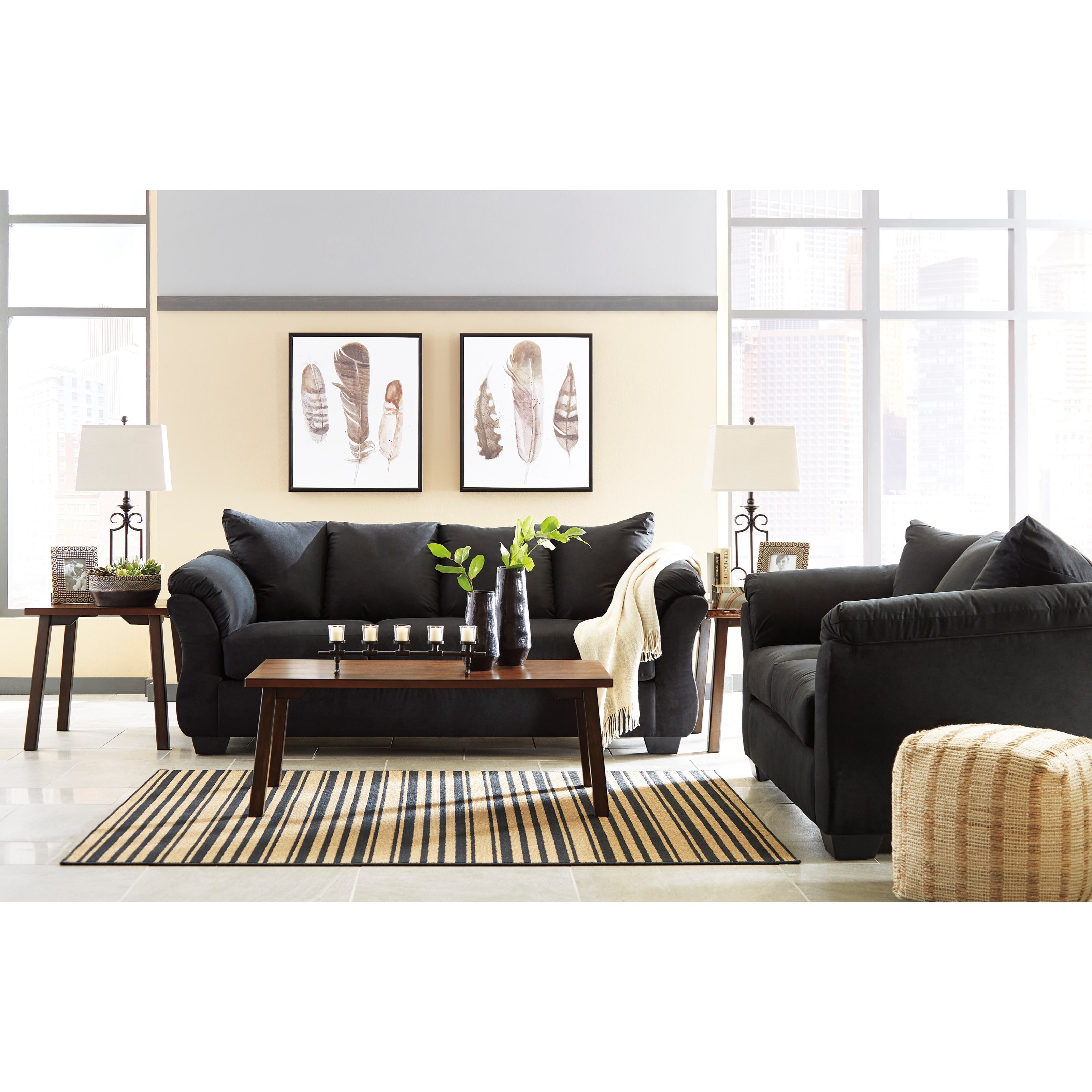 Signature Design By Ashley Darcy Black 7500836 Contemporary Full
