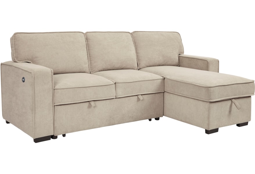 Signature Design By Ashley Darton Sofa Chaise With Pop Up Bed Ashley Darton Sofa Chaise