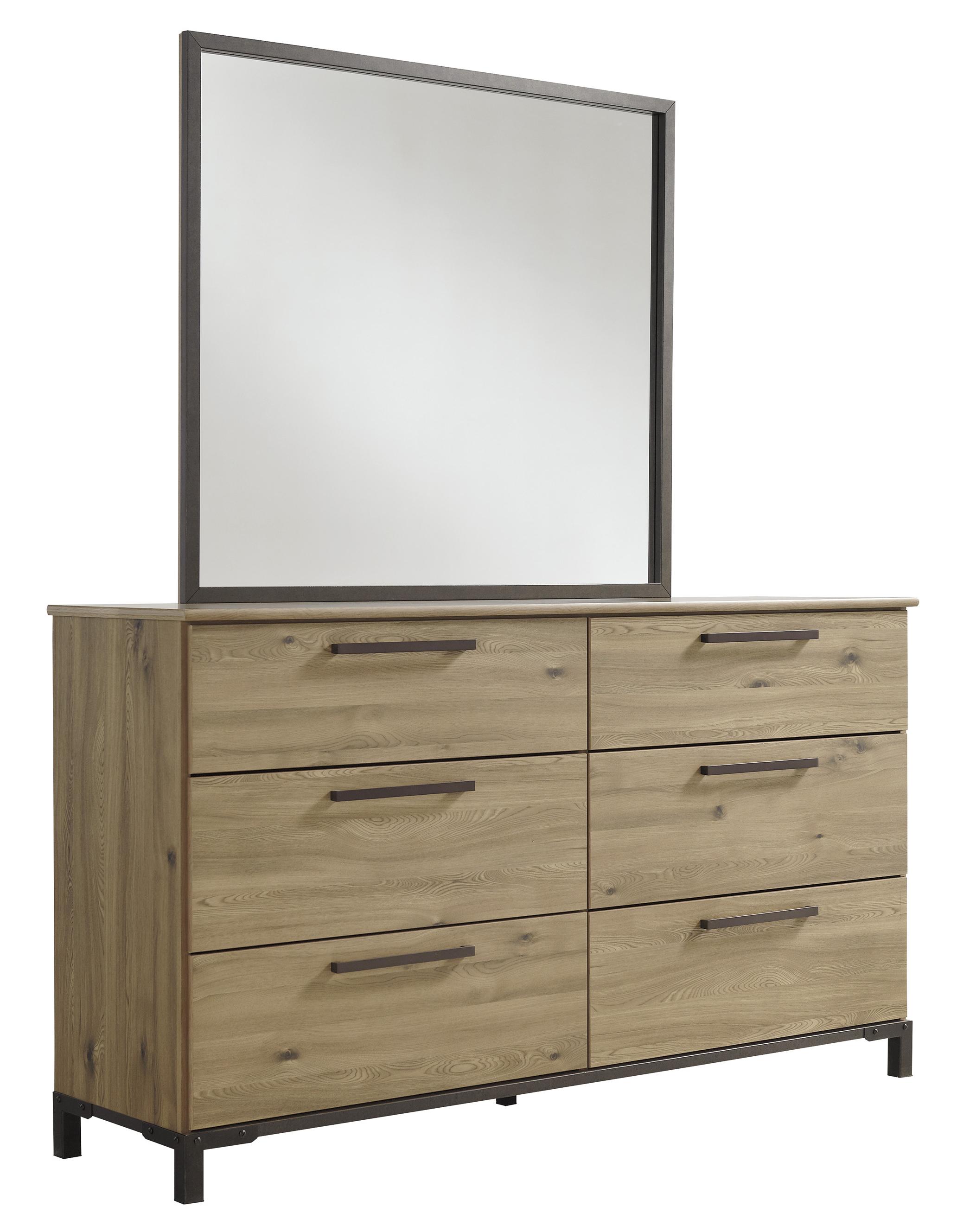 Ashley Furniture Signature Design Dexifield B298 21 Contemporary Dresser With Metal Feet Del Sol Furniture Dresser