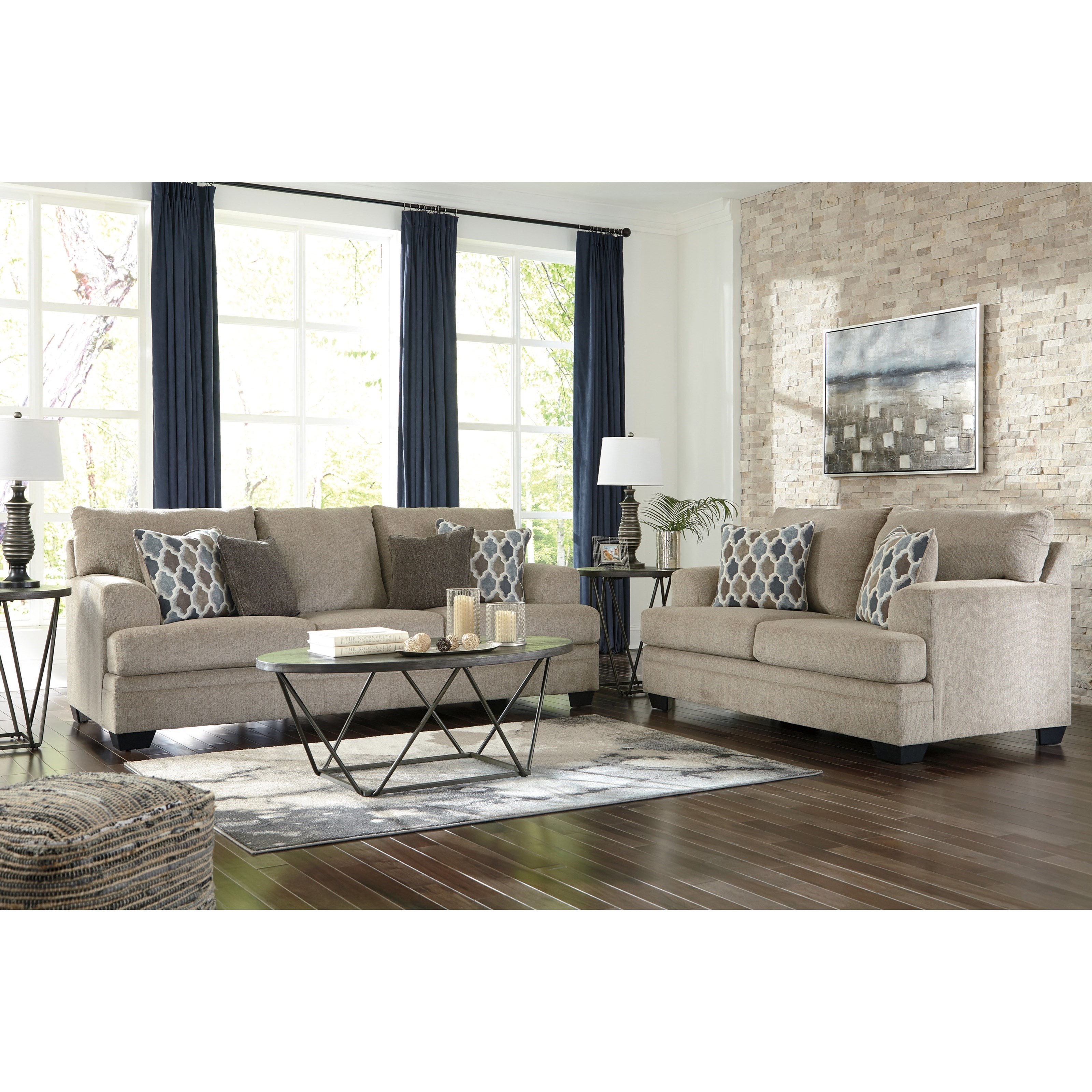 Signature Design By Ashley Dorsten Stationary Living Room Group
