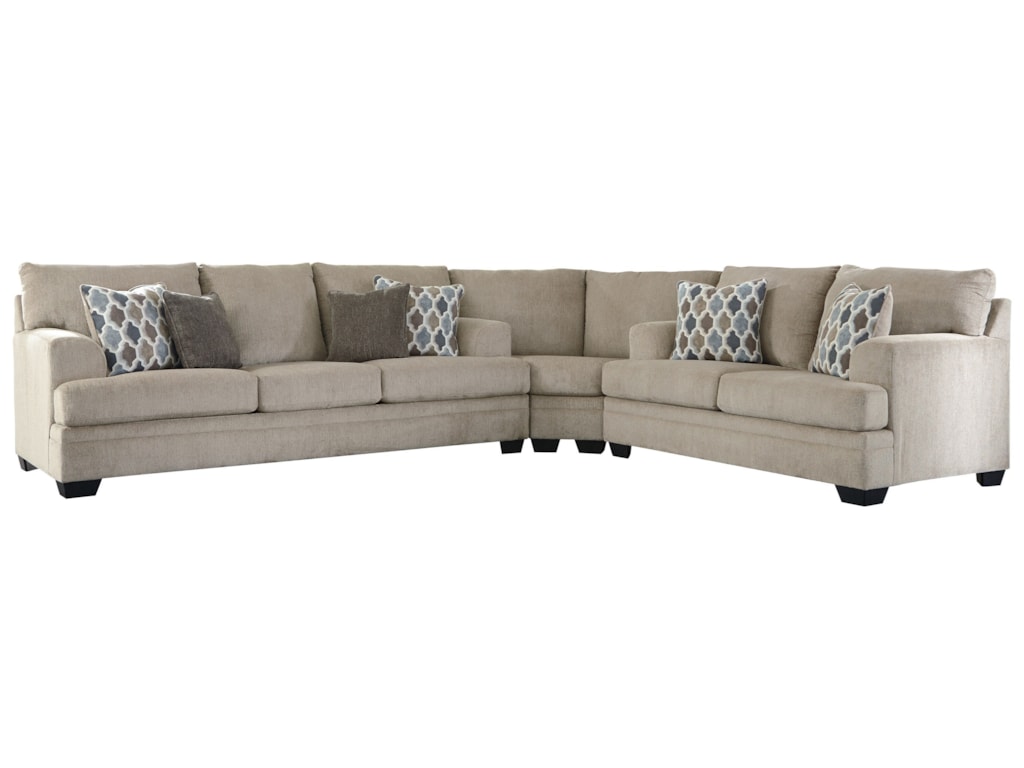 Dorsten Contemporary 3 Piece Sectional By Signature Design Ashley At Royal Furniture